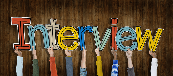 Asking away at interviews